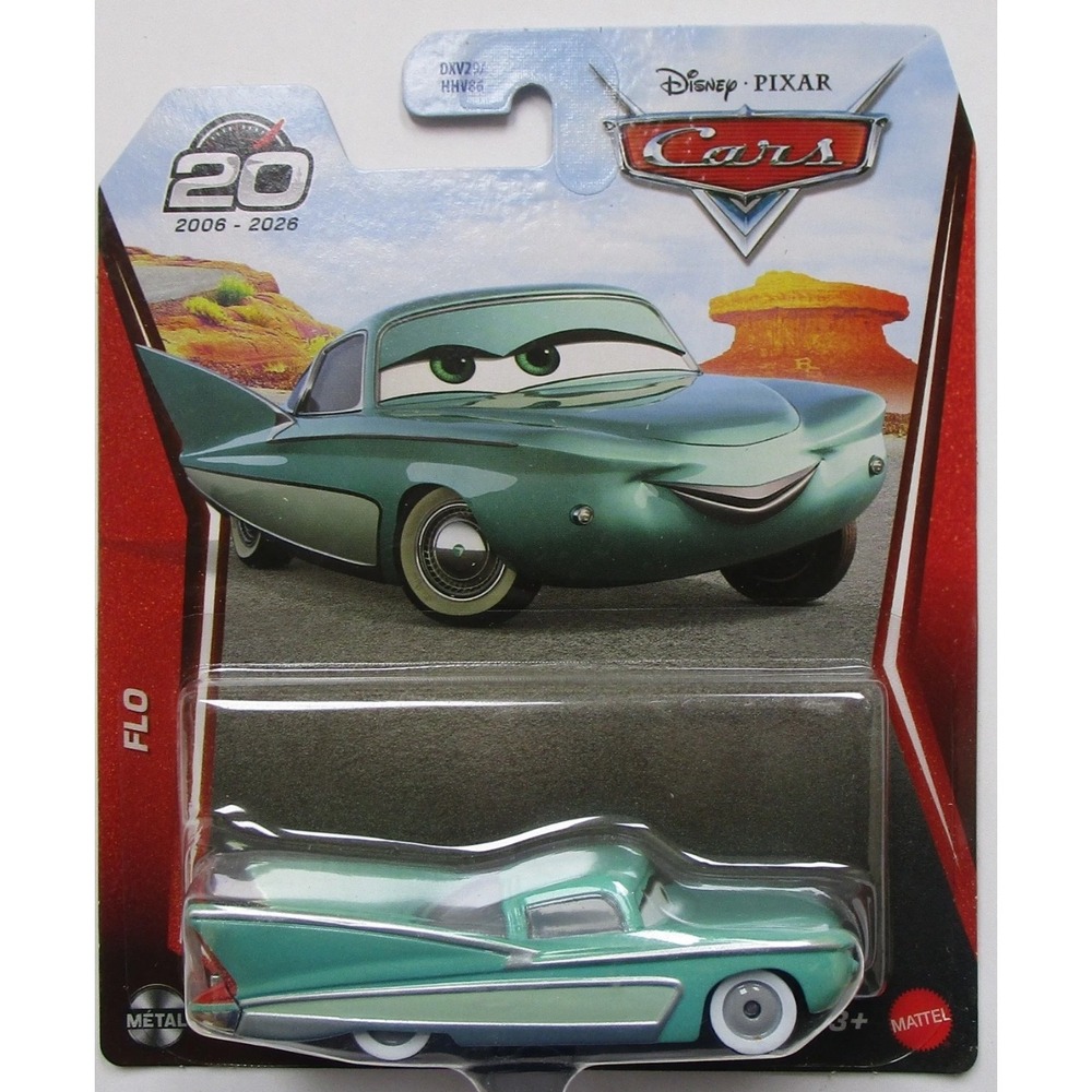 Disney Pixar Cars Flo 20th Anniversary Die-Cast Metal 1:55 Scale Mattel HHV86